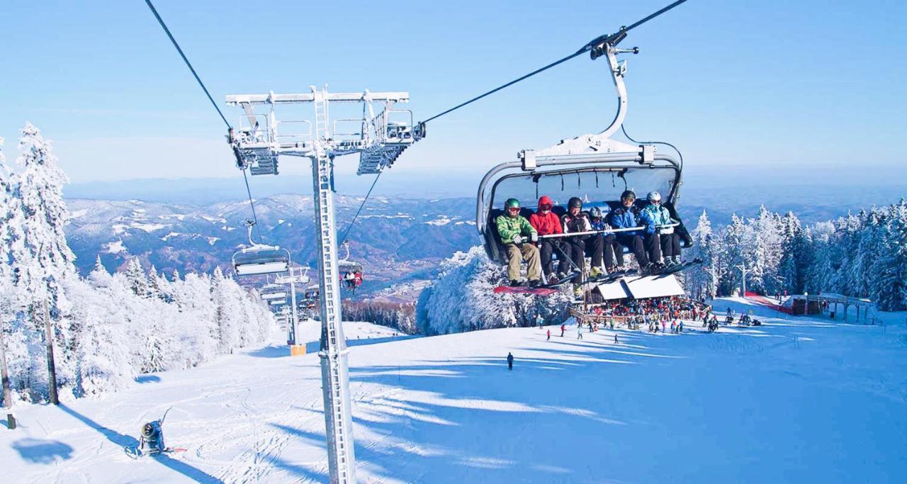 Pohorje Village Wellbeing Resort - Forest Apartments Videc Hočko Pohorje Kültér fotó
